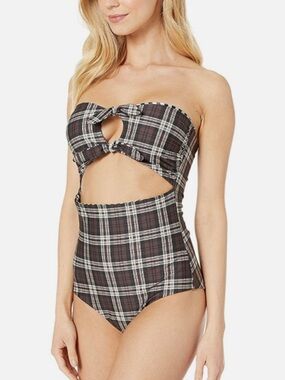 Volcom Plaid Attitude One-Piece